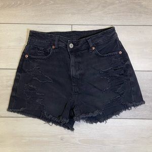 American Eagle Comfort Stretch Ripped Jean Shorts Size 2